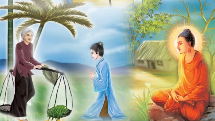 Tiền thân Đức Phật hiếu thảo với cha mẹ mù