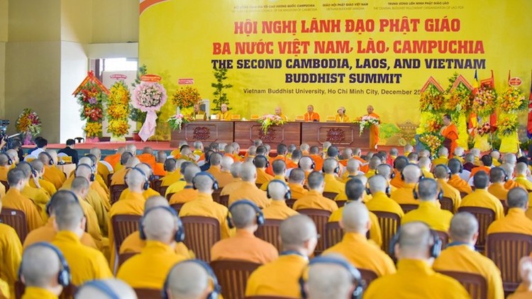 Khai mạc Hội nghị lãnh đạo Phật giáo ba nước Việt Nam, Lào, Campuchia lần thứ hai