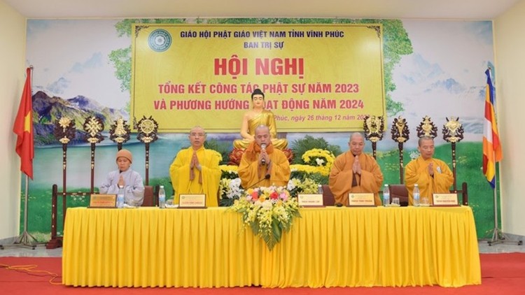 Vĩnh Phúc tổ chức hội nghị tổng kết Phật sự năm 2023