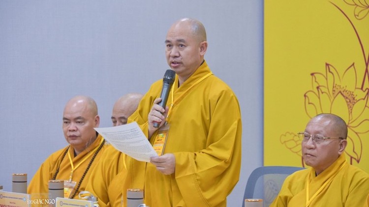 Thượng tọa Thích Đức Thiện công bố thông tin với báo giới về Đại lễ Vesak Liên Hiệp Quốc 2025 do GHPGVN đăng cai tổ chức tại TP.HCM -