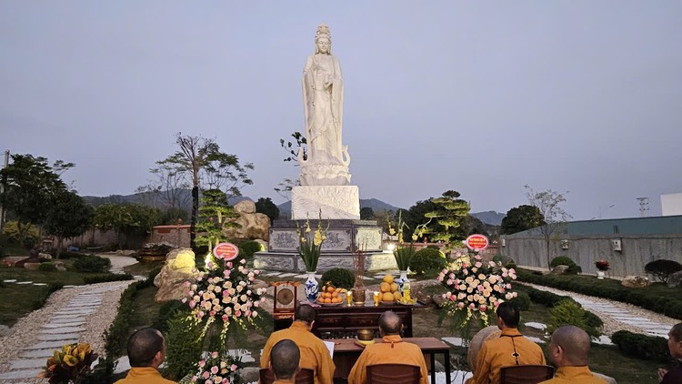 Tuyên Quang: Lễ an vị tôn tượng Bồ-tát Quán Thế Âm tại chùa Phú Lâm 