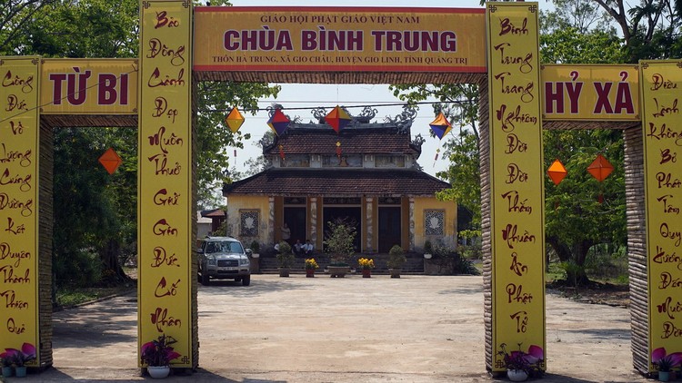 Chùa Bình Trung – ngôi chùa nằm bên phế tích Chăm cổ
