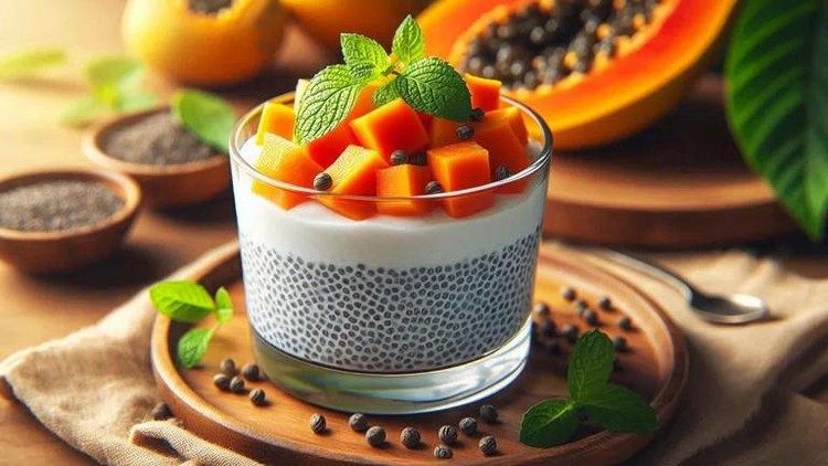 Lợi ích sức khỏe khi ăn đu đủ kết hợp với hạt chia