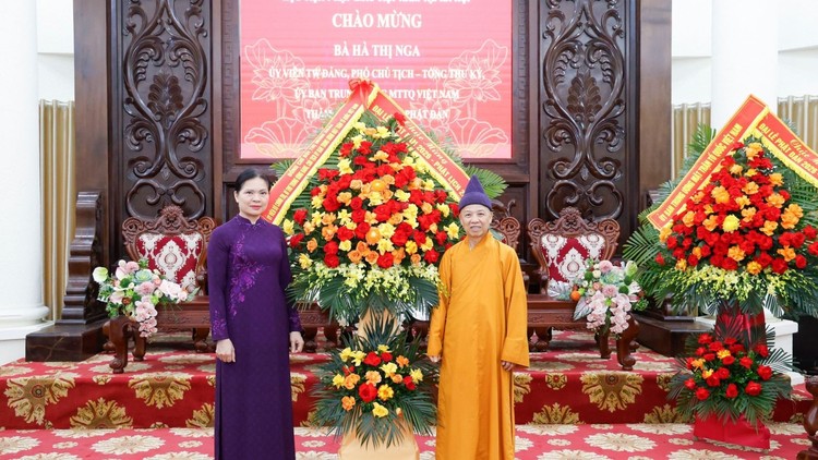 Phật giáo Việt Nam đồng hành cùng MTTQ đoàn kết nhân dân, gắn kết các tôn giáo