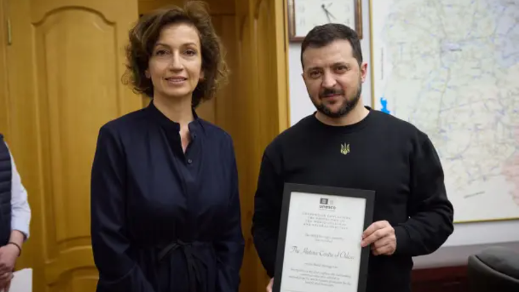 Gần 30 quốc gia cam kết hỗ trợ phục hồi văn hóa Ukraine. Ảnh: UNESCO