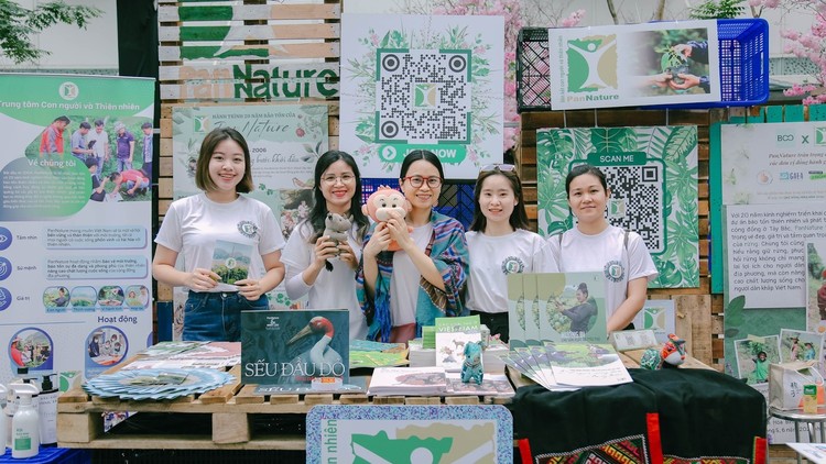 Sự xuất hiện của các doanh nghiệp xanh trong khuôn khổ lễ hội. Ảnh: TL