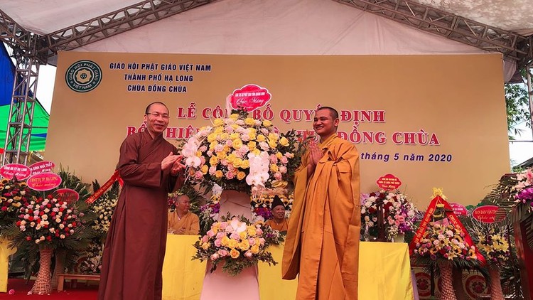 Bổ nhiệm trụ trì chùa Đồng Chùa ở Quảng Ninh 
