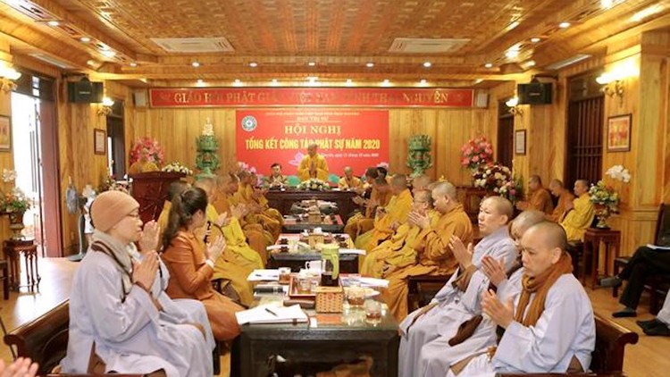 Thái Nguyên: Hội Nghị Tổng Kết Công Tác Phật Sự Năm 2020