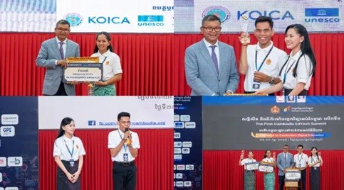 Những giáo viên đoạt giải Cuộc thi Giáo viên EdTech Sáng tạo nhất được công bố tại Hội nghị EdTech Quốc gia 2025, với giải thưởng do UNESCO hỗ trợ.