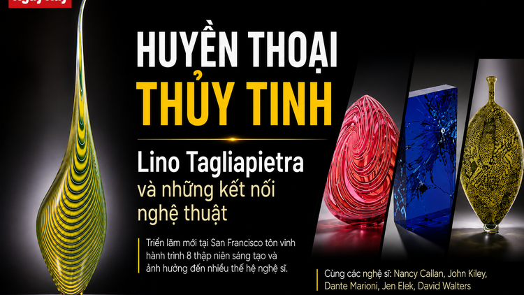 Huyền thoại thủy tinh Lino Tagliapietra và những kết nối nghệ thuật