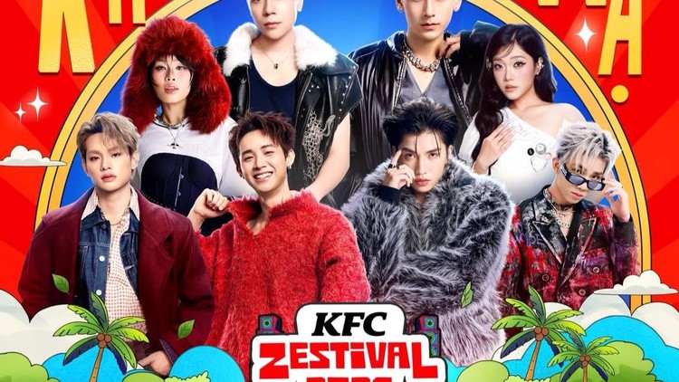 Quang Hùng MasterD, buitruonglinh và CONGB cùng dàn nghệ sĩ trẻ góp mặt tại lễ hội âm nhạc KFC Zestival 2026