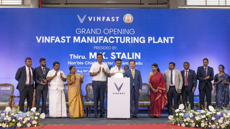 VinFast khánh thành nhà máy lắp ráp ô tô điện tại Tamil Nadu, Ấn Độ