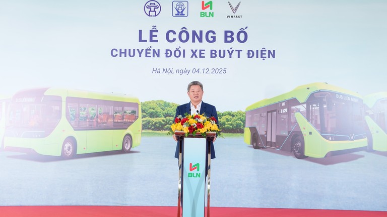 Liên Ninh chuyển đổi 100% sang xe buýt điện VinFast
