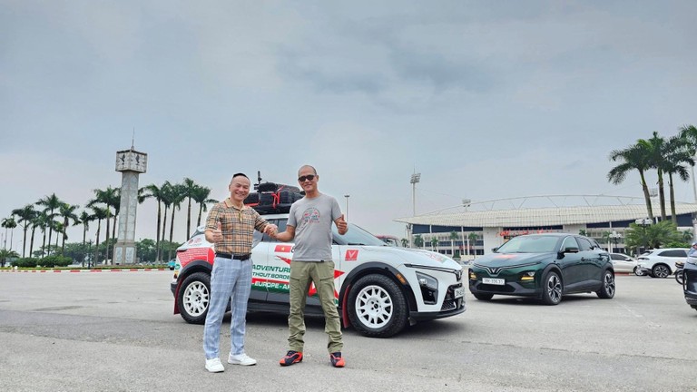 Anh Nguyễn Thanh Hải (Hải Kar) đã lên đường thực hiện chuyến đi xuyên lục địa “để đời” 50.000 km. Ảnh: Facebook Vinh Nguyễn Thế.