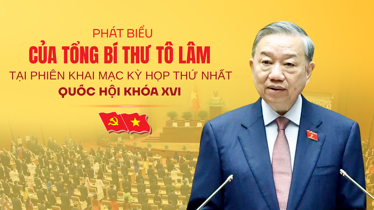 Toàn văn phát biểu của Tổng Bí thư Tô Lâm tại phiên khai mạc Kỳ họp thứ Nhất, Quốc hội khóa XVI 