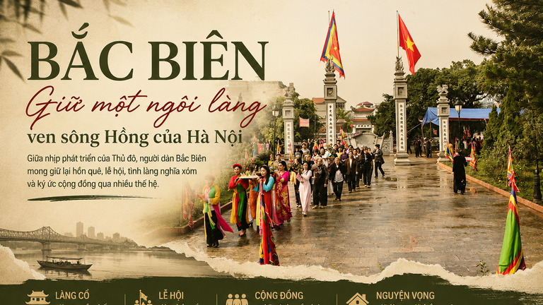 Bắc Biên - Giữ một ngôi làng ven sông Hồng của Hà Nội 