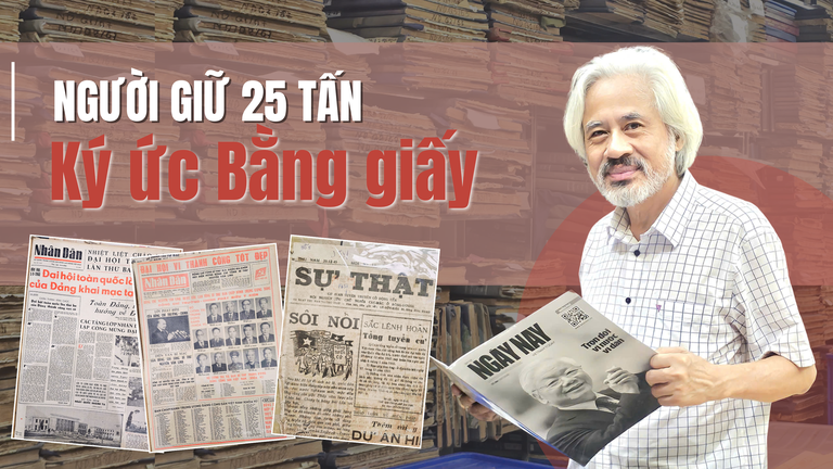 Người giữ 25 tấn ký ức bằng giấy