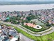 Hai ngôi làng cổ Bắc Biên và Gia Thượng (Bồ Đề - Hà Nội) nhìn từ trên cao. (Ảnh: Bình An)