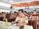 Cán bộ, chiến sĩ Phòng CSGT Công an TP. Huế tham gia buổi tập huấn.