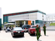 Lực lượng an ninh thực hiện công tác đảm bảo an ninh trật tự tại điểm thi trường Chuyên Tuyên Quang.