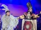 NSƯT Tú Sương và NSƯT Vũ Luân thể hiện lại trích đoạn "Chiếc áo thiên nga" - tác phẩm thể nghiệm đặc biệt phát huy hiệu quả công tác xã hội hóa của Nhà hát - Ảnh: Minh Khang