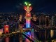 Những công trình mang hơi thở tương lai được xây dựng trên tọa độ lịch sử. Ảnh: Saigon Marina IFC.