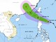 Vị trí và đường đi của áp thấp nhiệt đới. Ảnh: thoitietvietnam.gov.vn