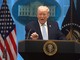 Tổng thống Mỹ Donald Trump phát biểu tại Nhà Trắng. Ảnh: THX/TTXVN