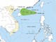 Vị trí và đường đi của áp thấp nhiệt đới. (Ảnh: thoitietvietnam.gov.vn)