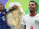 Pháp-Maroc quyết đấu tranh tấm vé đầu tiên vào bán kết World Cup 2026. (Ảnh: AFP/TTXVN)