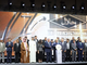 Đại sứ Phạm Việt Hùng (thứ 3 từ trái sang) dự lễ khai mạc Triển lãm Grand Halal Bangkok 2026. (Ảnh: Đỗ Sinh/TTXVN)