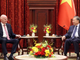 Tổng Bí thư, Chủ tịch nước Tô Lâm tiếp Chủ tịch FIFA Gianni Infantino. (Ảnh: Thống Nhất/TTXVN)