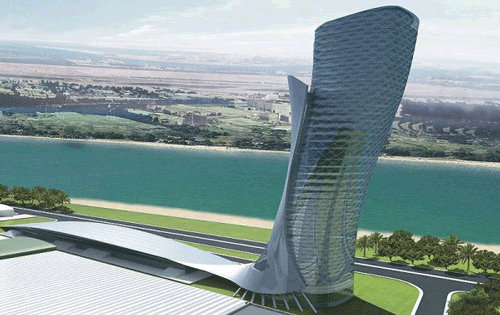 Capital Gate nghiêng về hướng nào?