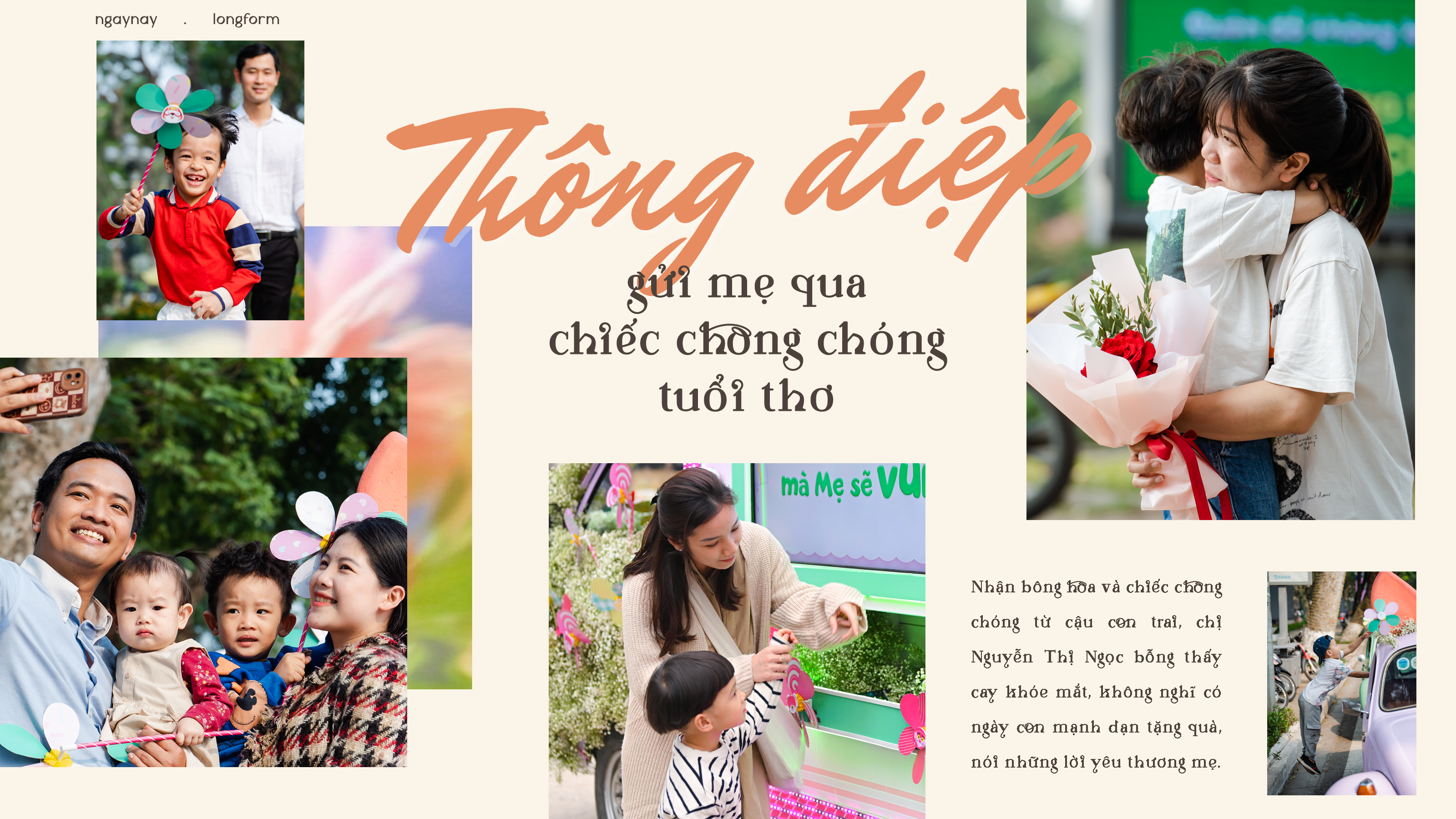 Thông điệp gửi mẹ qua chiếc chong chóng tuổi thơ