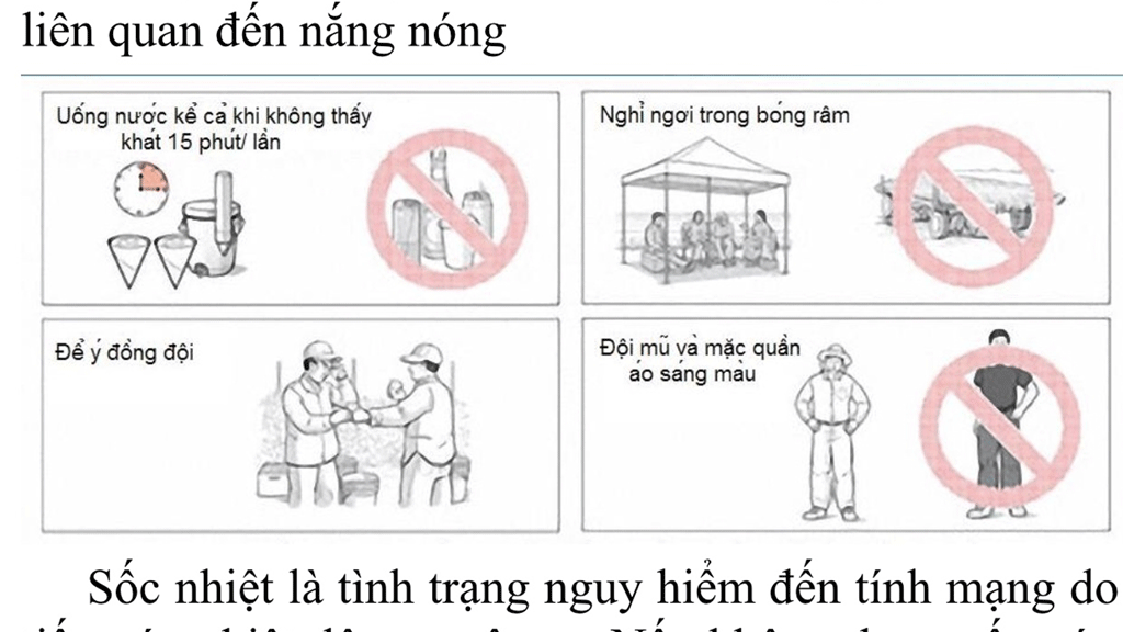 Khuyến cáo phòng sốc nhiệt do nắng nóng gay gắt