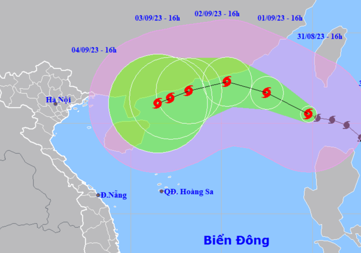 Khả năng xuất hiện từ 2 - 3 cơn bão và áp thấp nhiệt đới ảnh hưởng đến Bắc Bộ, Bắc Trung Bộ