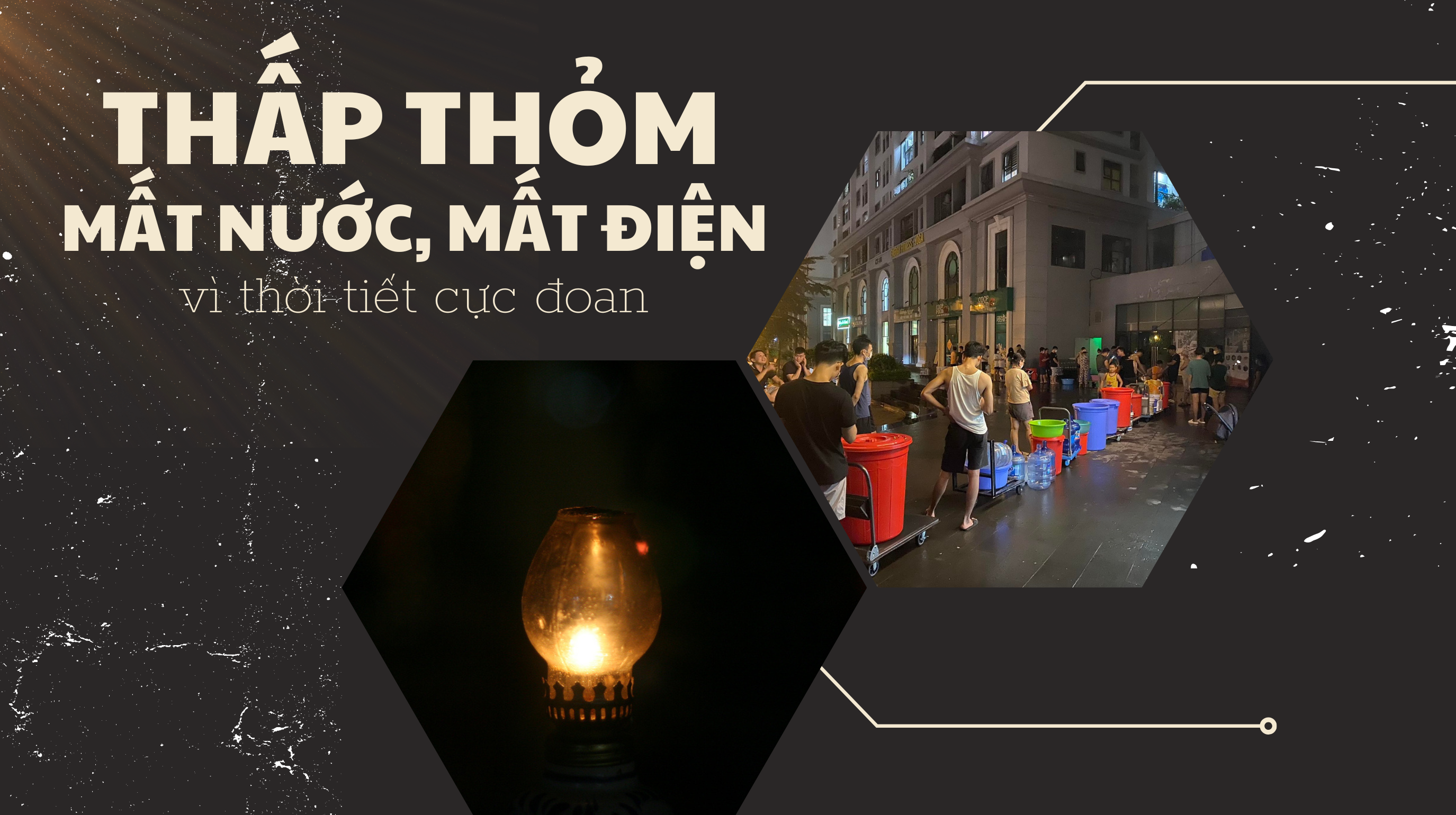 Thấp thỏm mất nước, mất điện vì thời tiết cực đoan