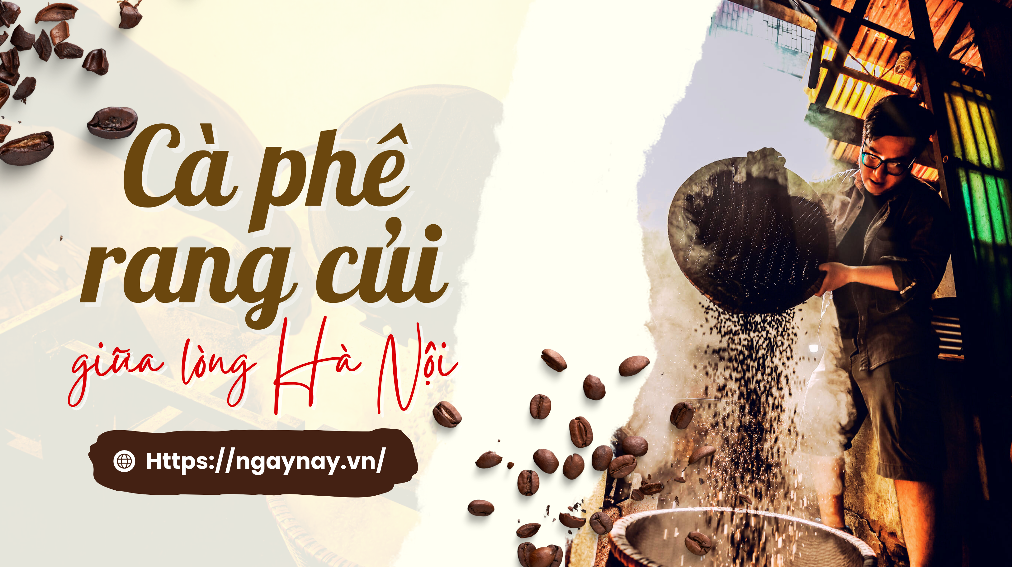 Cà phê rang củi giữa lòng Hà Nội