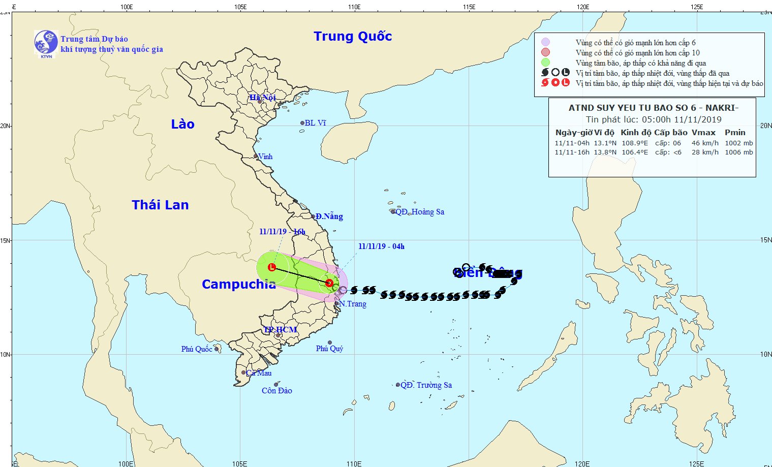 Áp thấp nhiệt đới suy yếu từ cơn bão số 6 gây mưa lớn ở Đông Nam Bộ ảnh 1