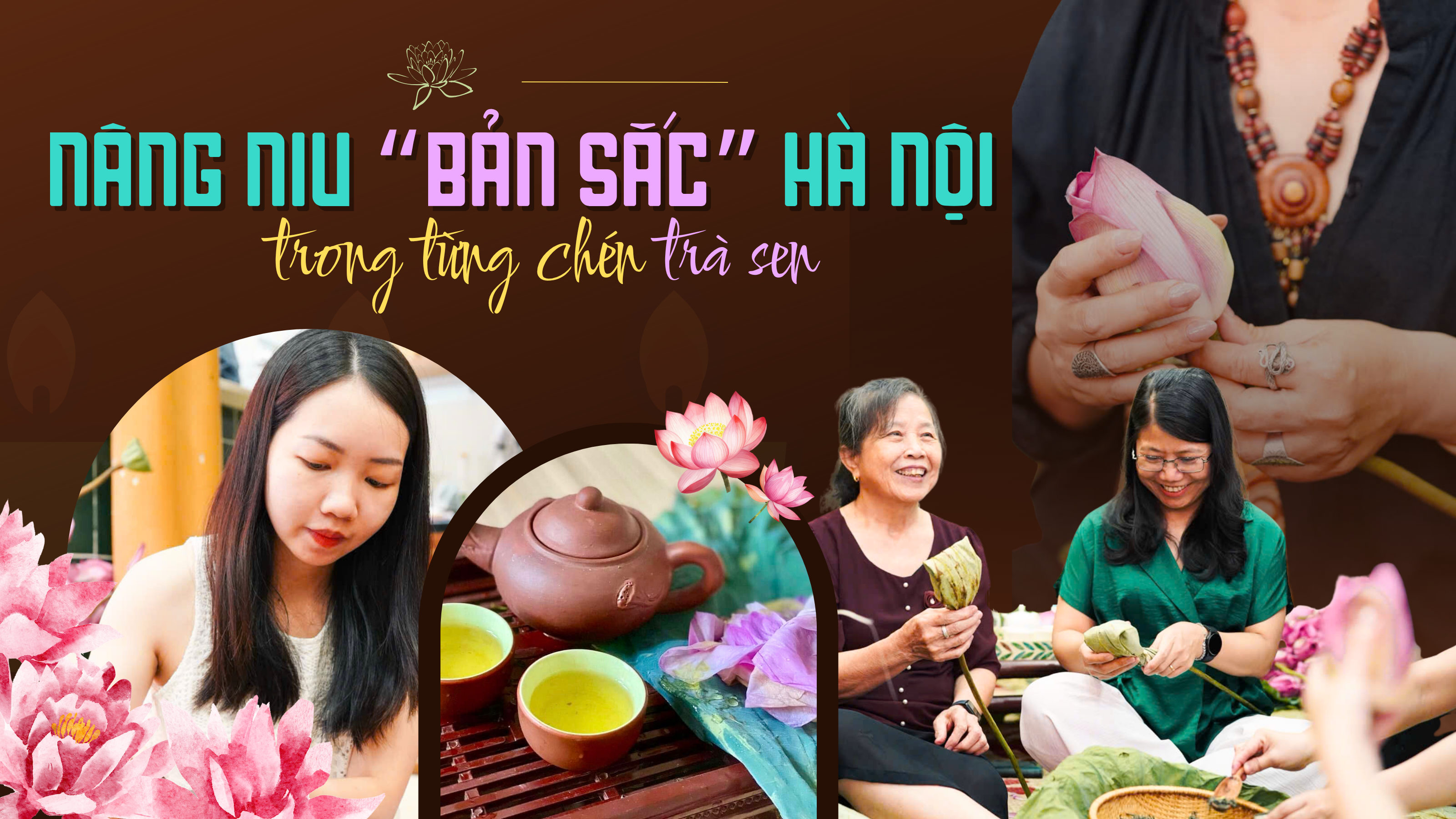 Nâng niu “bản sắc” Hà Nội trong từng chén trà sen