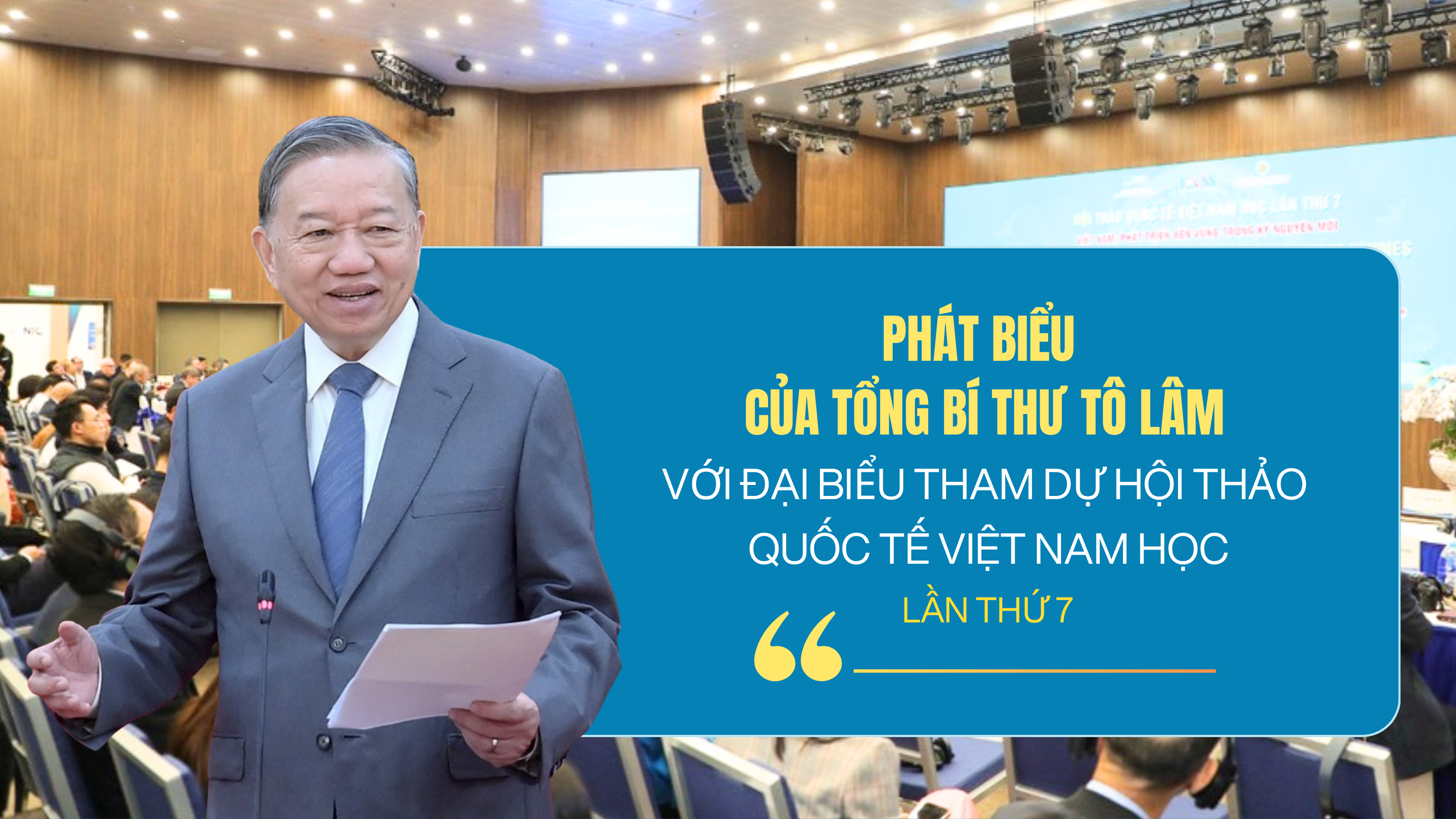 Tổng Bí thư Tô Lâm phát biểu