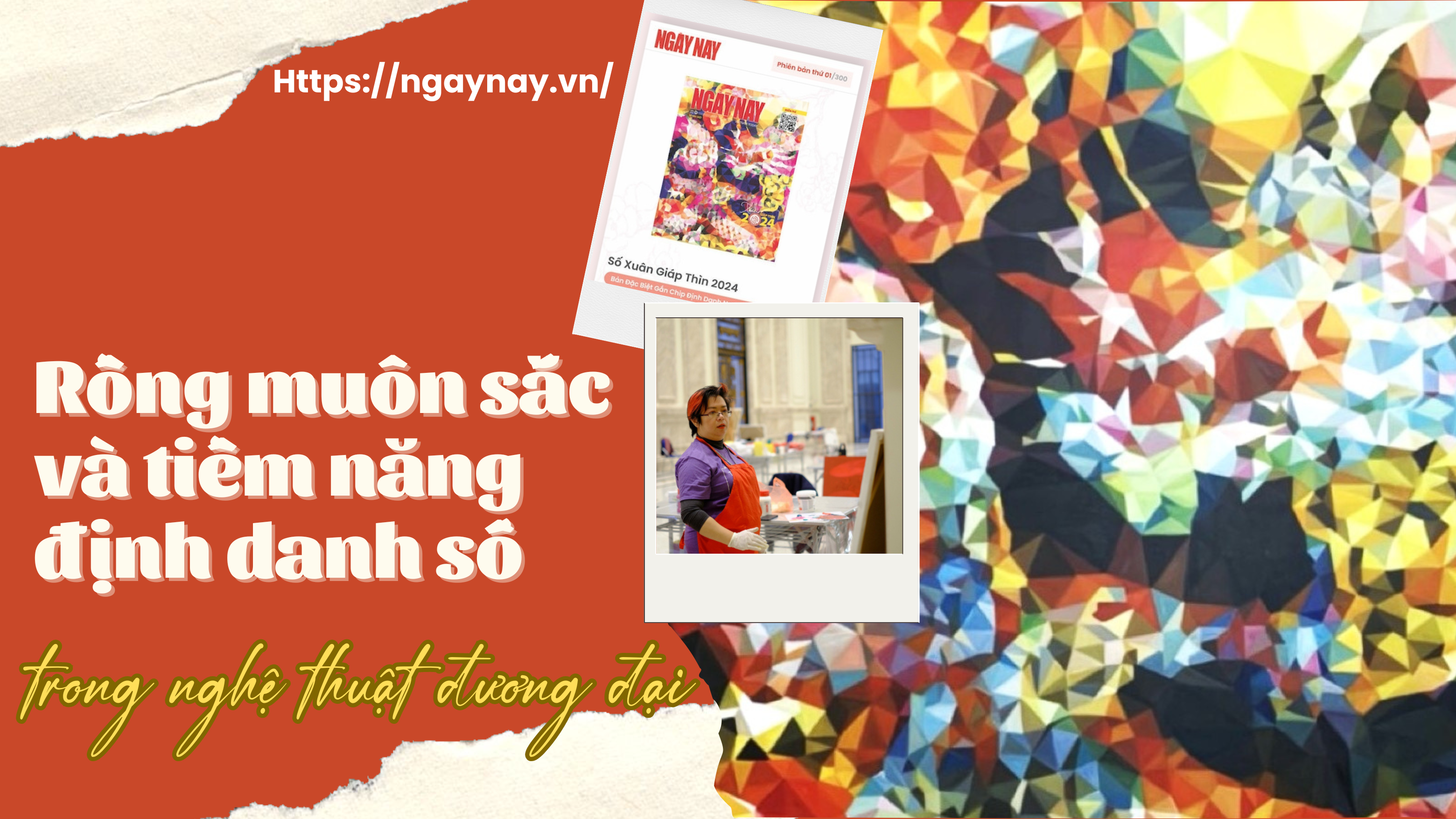 Rồng muôn sắc và tiềm năng định danh số trong nghệ thuật đương đại