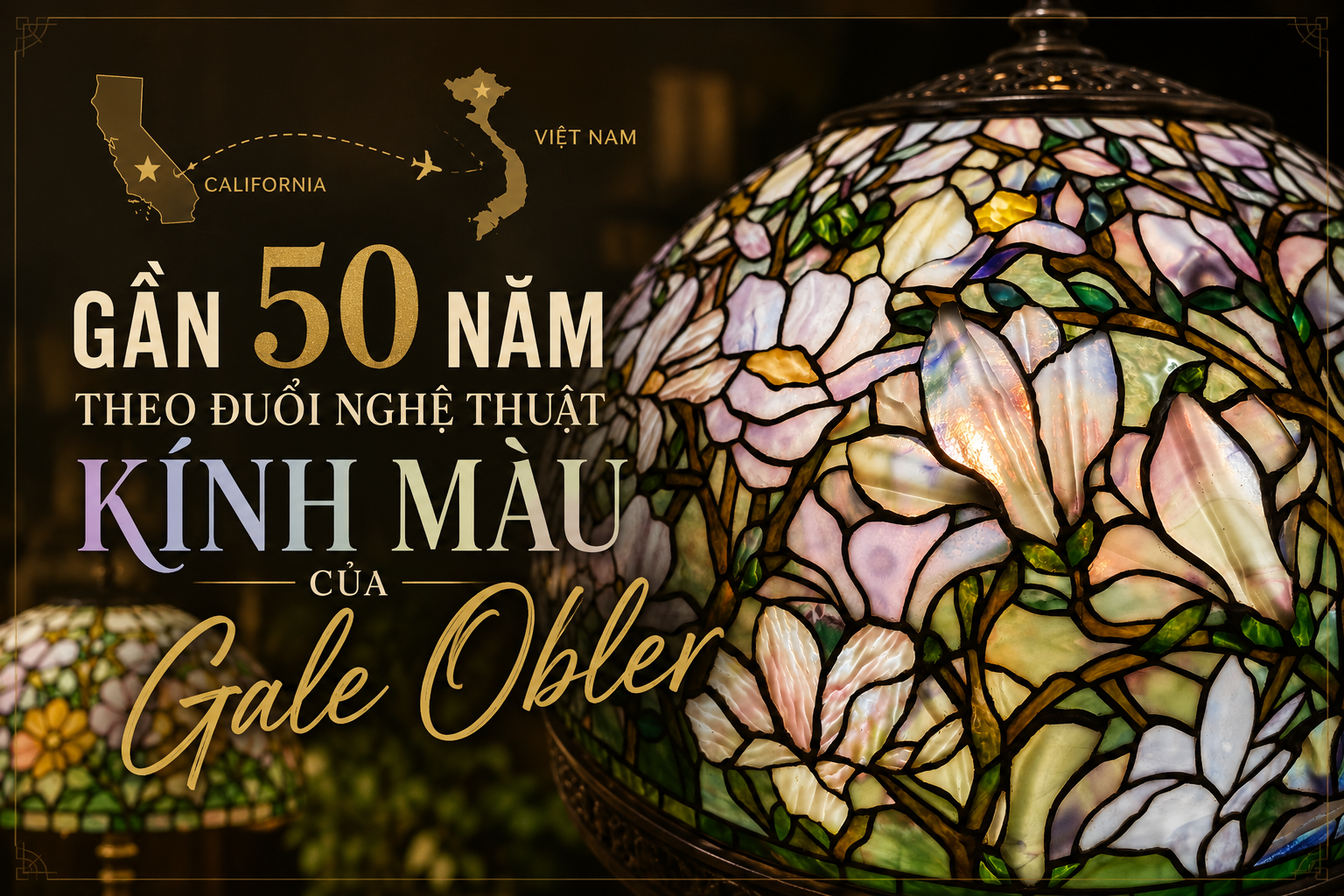 Gần 50 năm theo đuổi nghệ thuật kính màu của Gale Obler