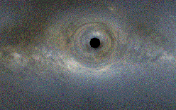 Một lỗ đen kích cỡ sao Mộc đang di chuyển xuyên thiên hà ảnh 1