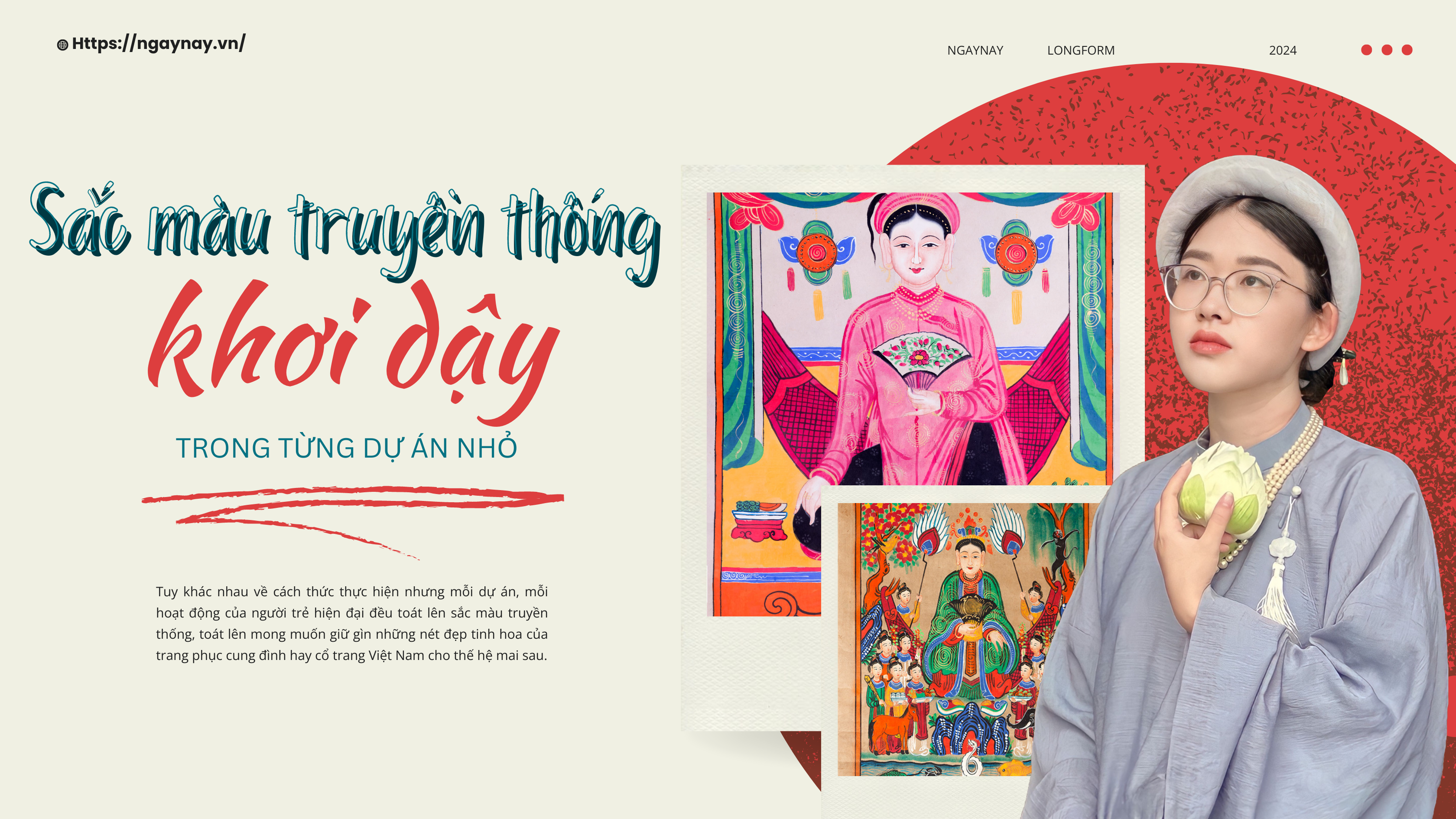 Sắc màu truyền thống được “khơi dậy” trong từng dự án nhỏ