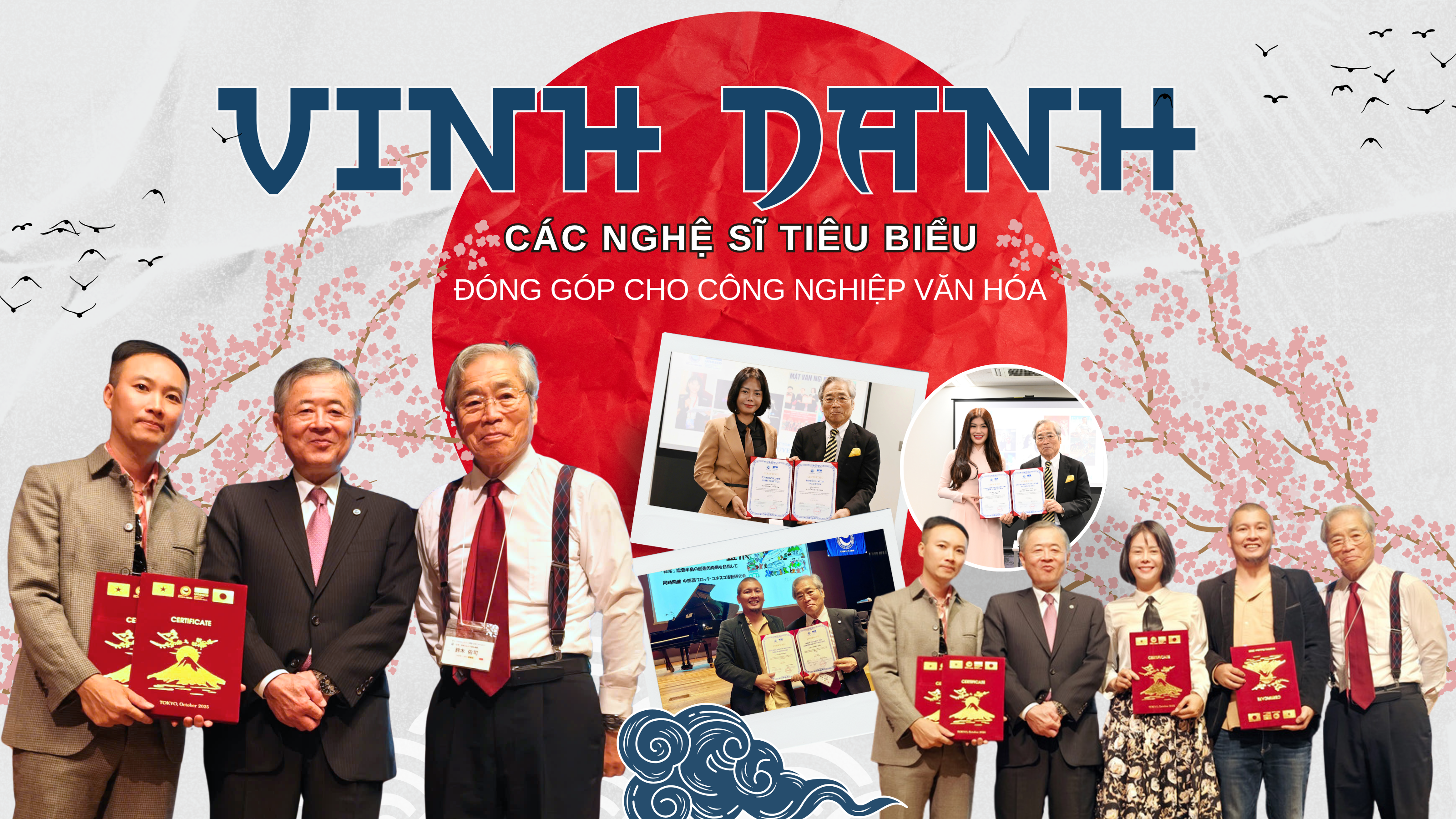 Vinh danh các nghệ sĩ tiêu biểu đóng góp cho công nghiệp văn hóa