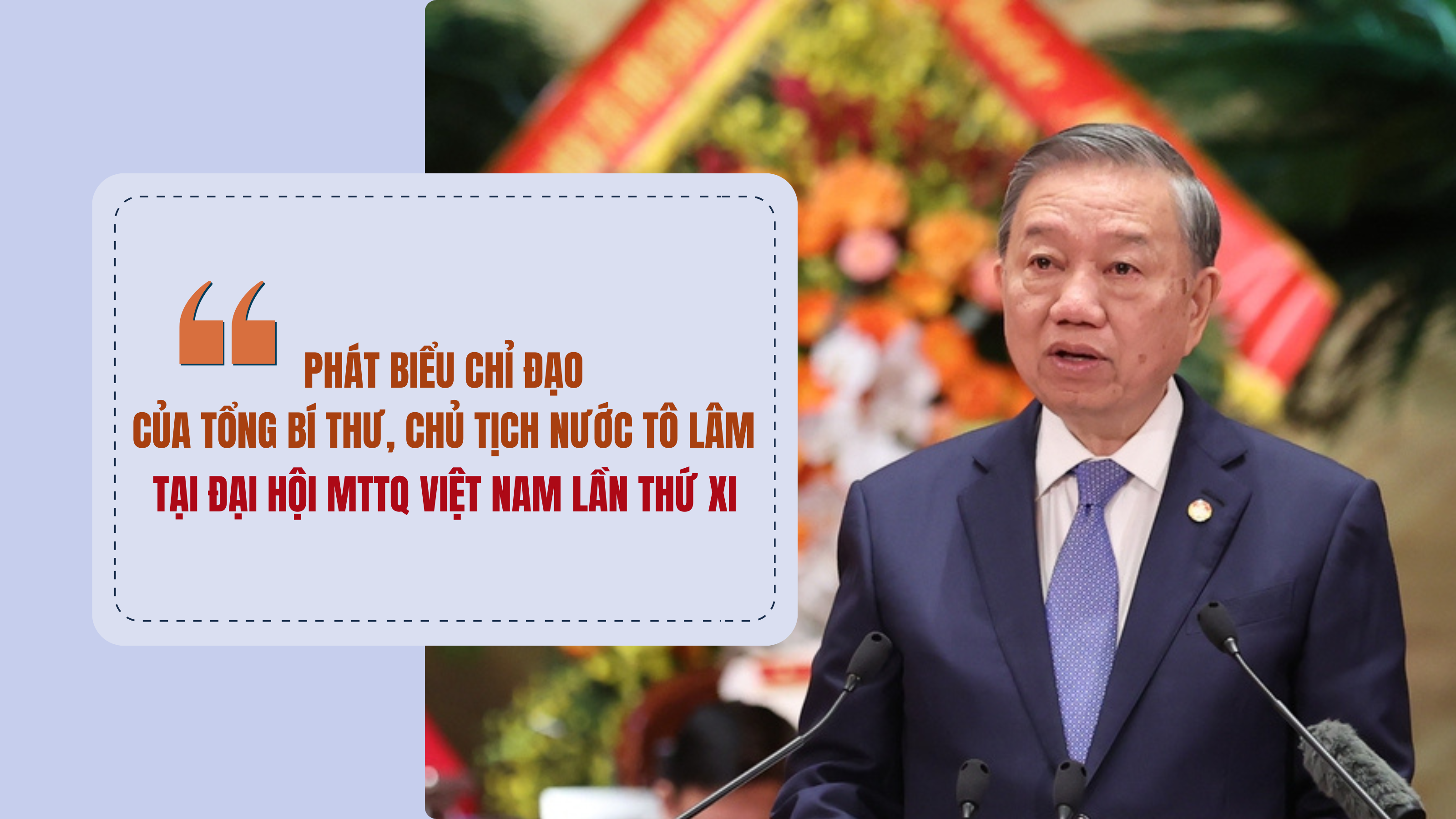 Phát biểu chỉ đạo của Tổng Bí thư, Chủ tịch nước Tô Lâm tại Đại hội MTTQ Việt Nam lần thứ XI