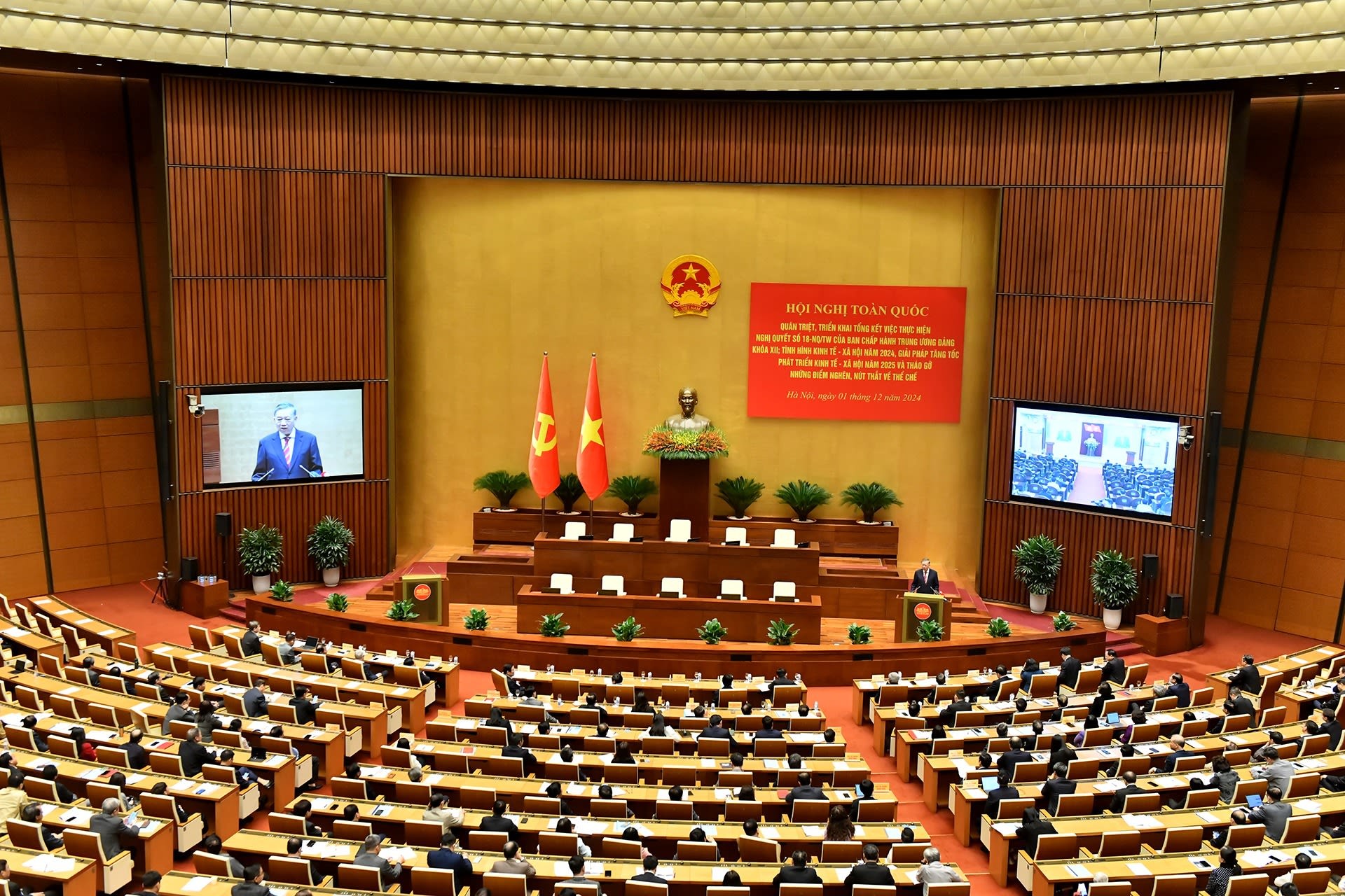 Phát biểu khai mạc của Tổng Bí thư Tô Lâm tại Hội nghị Ban Chấp hành Trung ương Đảng khóa XIII ảnh 2