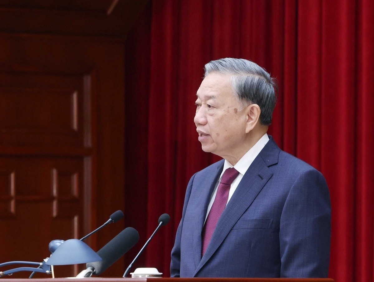 Phát biểu của Tổng Bí thư Tô Lâm tại Bế mạc Hội nghị lần thứ 14 Ban Chấp hành Trung ương Đảng khóa XIII ảnh 1