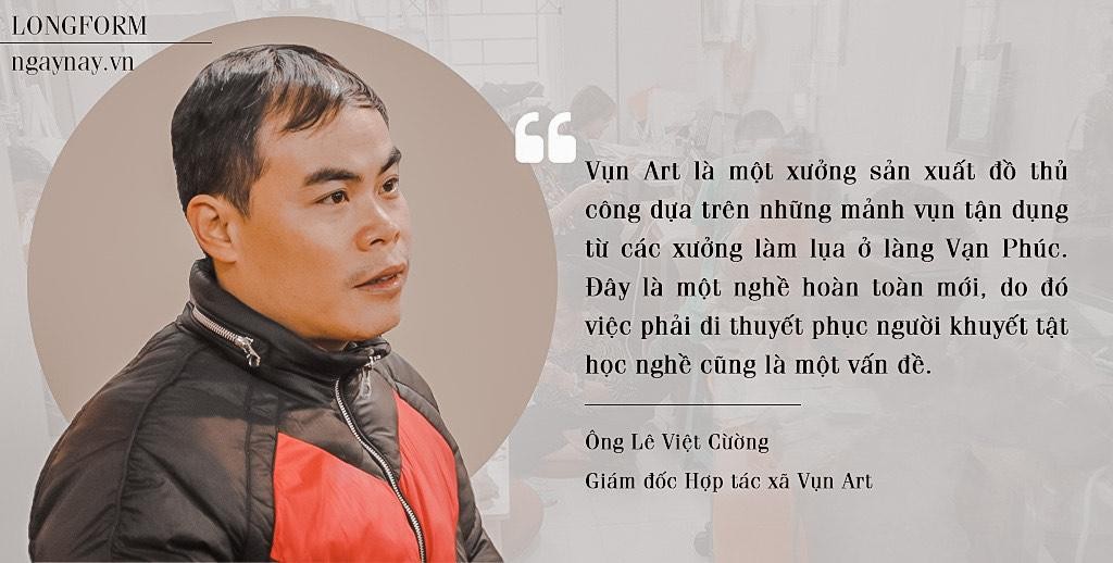 Hãy mở lòng và ngắm thật kỹ sản phẩm của người khuyết tật ảnh 1